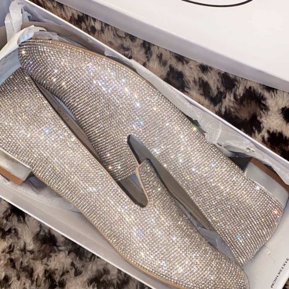 Steve Madden Rhinestone Loafers